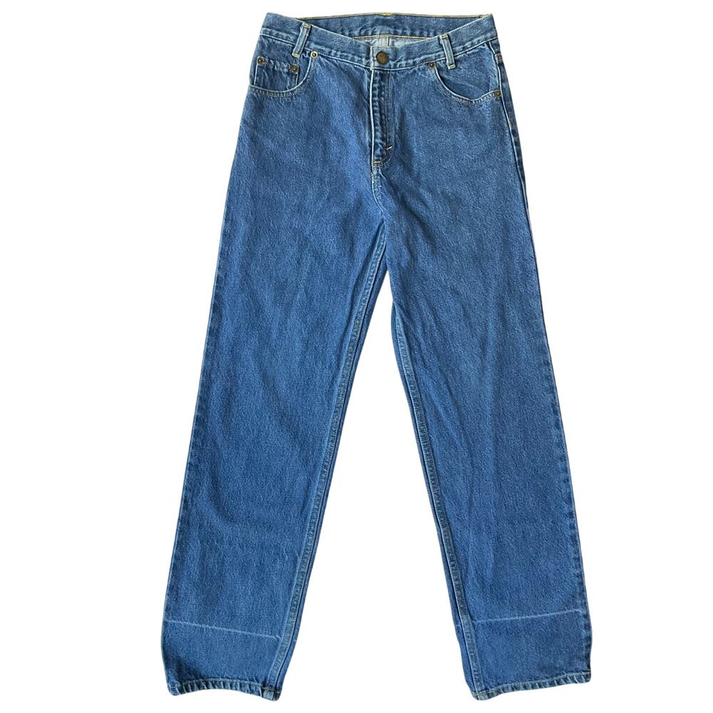 Bugle Boy Big Girl’s Denim Straight Leg Jeans size 18 Regular, Blue